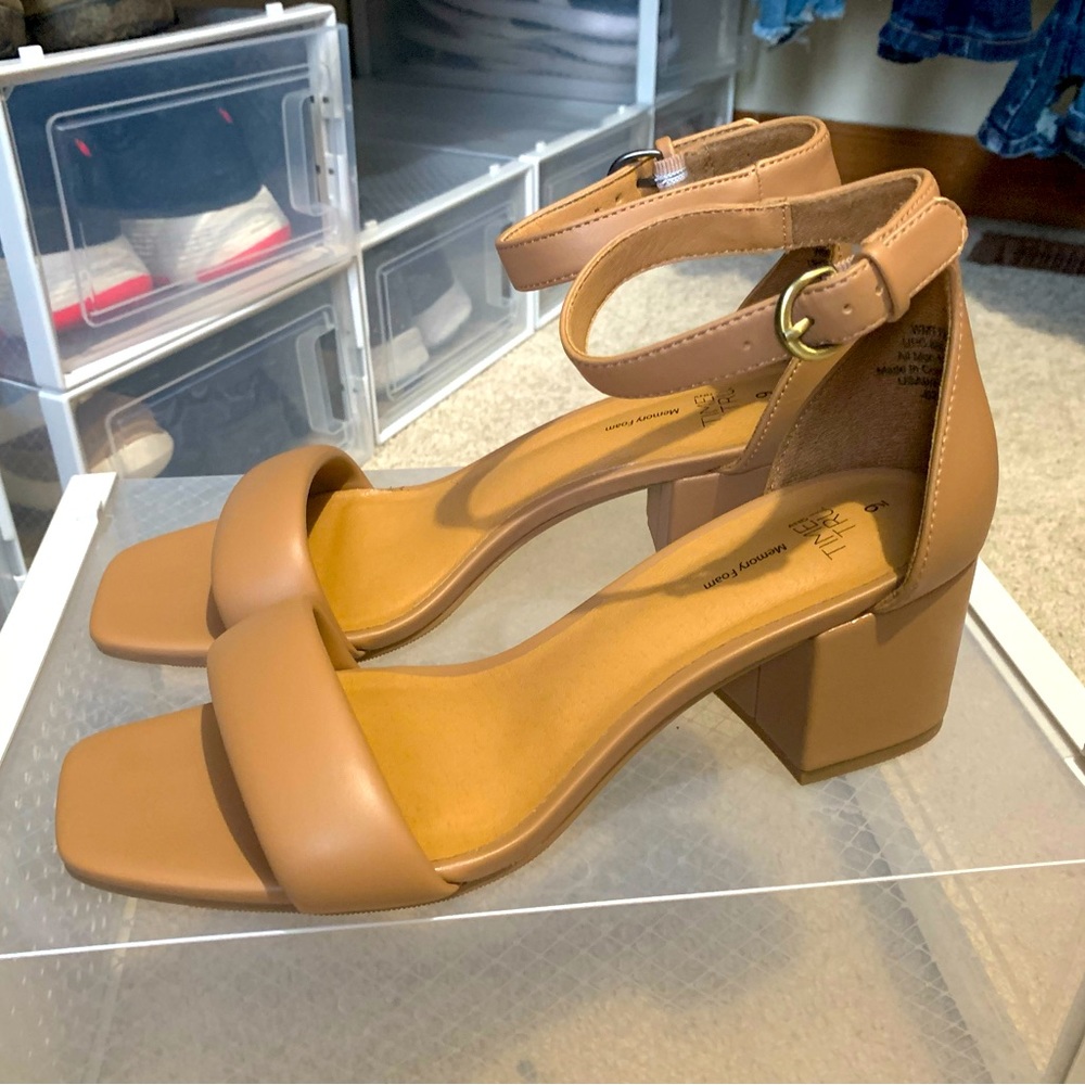 Time & Tru Tan Dress Sandals